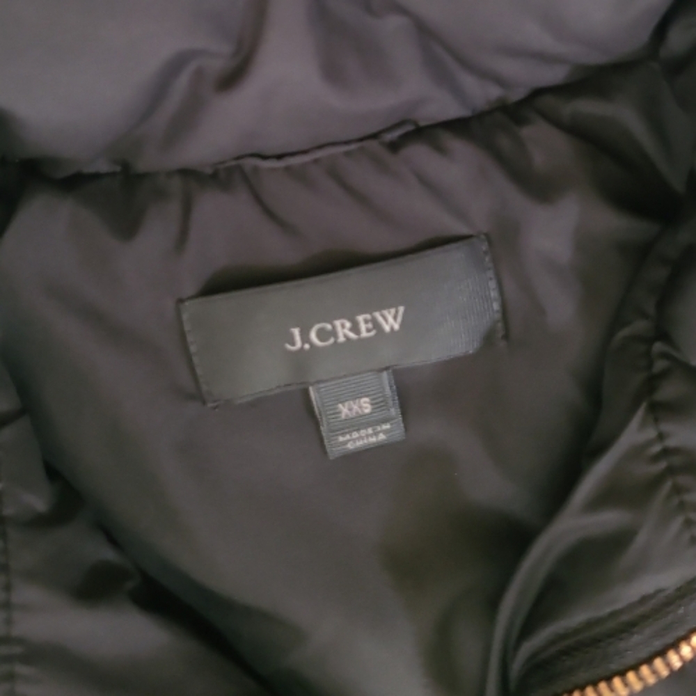 J.Crew Quilted Excursion Down Fill Puffer Vest Size XXS - Picture 3 of 5
